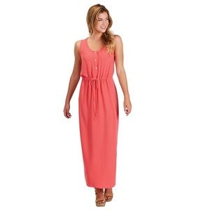 *NWT* Mudpie Small Derby Maxi Dress Coral Pink